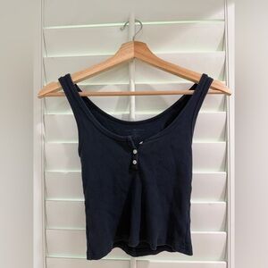 Brandy Melville Navy Blue Tank